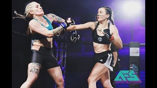 British Female mma fighter destroys her opponent in 60 seconds