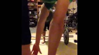 Little man dead lifting 85lbs