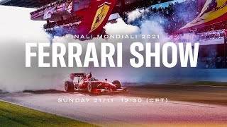 Ferrari Show Finali Mondiali 2021 with the new Ferrari Daytona SP3 | LIVE from Mugello