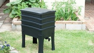 Вермикомпостер Worm Cafe на даче (полная версия)