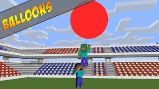 Monster School: Balloons! - Minecraft Animation