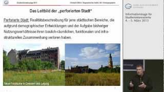 Schrumpfende Städte, leere Wohnungen und das Leitbild der perforierten Stadt