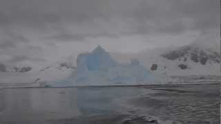 Exploding iceberg in Antarctica!