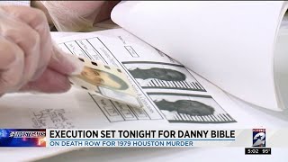 Execution tonight of Danny Bible