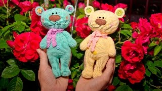 Мастер - класс по вязанию крючком игрушки Медвежонок