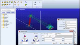 Msc ADAMS Tutorial 9 Flexible Four bar