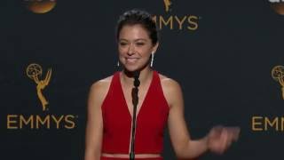 Tatiana Maslany Emmys 2016 Full Backstage Interview