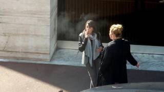 candid smoking girls #5