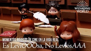 "¡ES LEVIOOOSA, NO LEVIOSAAA!" (EN LA VIDA REAL) | Momentos mágicos de cine de Harry Potter