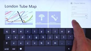 Windows 8 London Tube Journey Planner