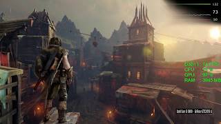 GeForce GTX 1050 ti -- Intel Core i5-8400 -- Middle Earth Shadow of Mordor Benchmark