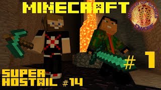 Minecraft Coop. Прохождение карты Super Hostile 14 "Waking Up" #1
