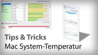 Mac System Temperatur Anzeige unter OS X  Intel Power Gadget EN Subtitles