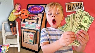 Turning CANDY Into REAL MONEY!! ? (BOX FORT BANK ATM)