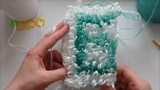 Алфавит для плоской мочалки. (Буквы Б,В,Е)