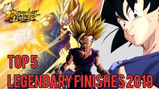 Top 5 Legendary Finishes 2019 • Dragon Ball Legends