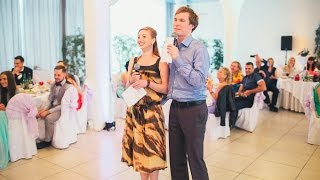 Оригинальное поздравление на свадьбу - Фил и Аня