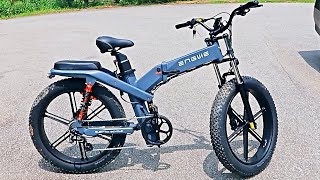 Unboxing Dual Battery Electric Bike with Triple Suspension - Engwe X26
