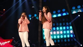 Majda & Klea - Valerie | Audicionet e Fshehura | The Voice Kids Albania 2018