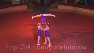 Отчетный концерт НАДЕЖДА 2015. Женское акробатическое трио. Морячки. (31/34). Circus 馬戲團