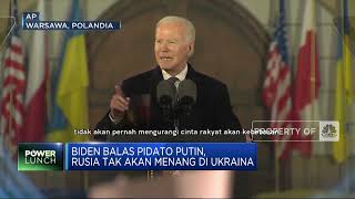 Balas Pidato Putin, Biden Tegaskan Rusia Tak Akan Menang