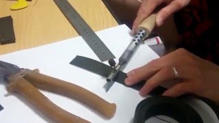 Самодельное устройство для обрезки строп, нож