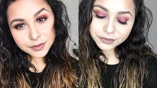 Easy Cranberry Smokey Eye Makeup Tutorial | Layla Rose
