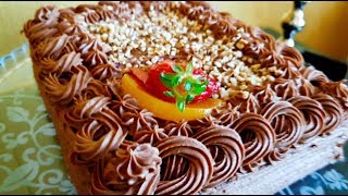 عيد ميلاد أميرتي ❤?أبهري عائلتك بطورطة الشوكولاطةببيضتان  سهلة وسريعة بكريمة الكناش المتميزة   ?