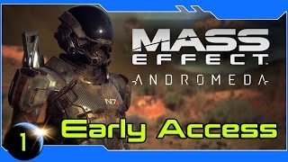 Mass Effect: Andromeda - Ultra Graphics! - Early Access Gamplay Part 1