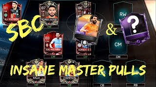 INSANE SBC MASTER PULLS, GOT THE BEST PLAYER EVER - FIFA MOBILE 18