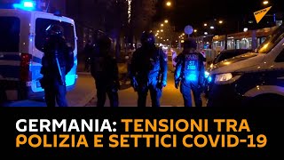 #Germania: tensioni tra polizia e settici #COVID-19