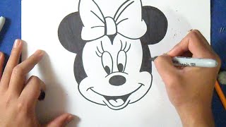 Cómo dibujar a Minnie Mause