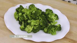 Steamed Broccoli in 4 minutes - using Quick Gourmet® Steam Bags