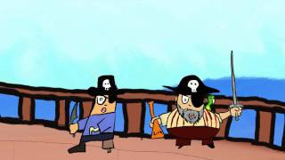 Yo Ho Ho and a Bottle of RUM!    The Pirate Song Covered by Two Monkeys HD