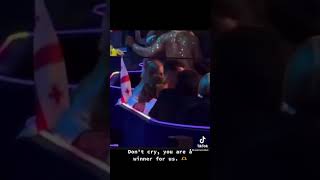 Iru (Echo) crying after not qualifying for final (Eurovision Georgia 2023)