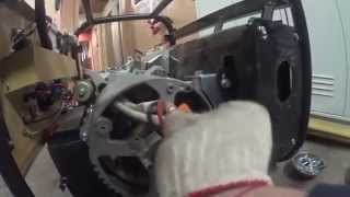 как снять ротор и статор Skiper LT 6500 EB 4