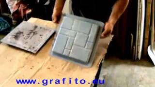 NOUVELLE TECHNOLOGIE - production d'un trottoir et de carreaux de mur