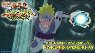 Naruto White Robe (Jinchuriki DLC) Gameplay - Naruto Shippuden Ultimate Ninja Storm Revolution