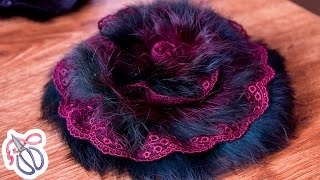 Цветы Розы из МЕХа✄ Kulikova Anastasia