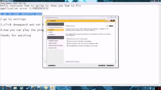 How to fix application error 3:0000065432