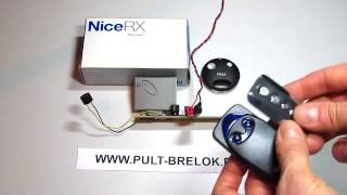 Дистанционное программирование пультов Nice