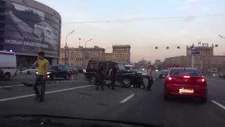 Мусорской гелик разбили в аварии с другим геликом