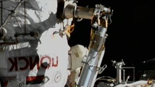 Astronaut Samantha Cristoforetti begins first spacewalk