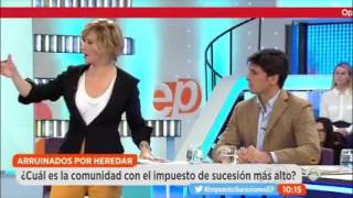 Programa de A3 con Susana Griso y Fran Rivera en contra del Impuesto de Sucesiones