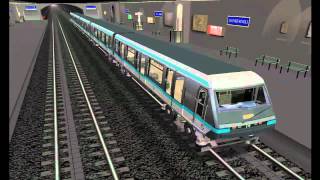 MSTS Metro Parisien - Ligne 1 - Pont de Neuilly - Château de Vincennes