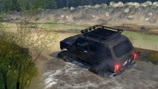 Spintires - NIVA Offroad (BigFoot) mod, Нива 21213 4х4 Бигфут, тестдрайв по грязи