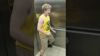 Man does WHAT in elevator????? (SHOCKING)