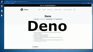 Deno возможная замена Node.js
