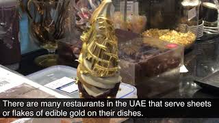 Ramadan ice cream trail: Gold ice cream