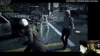 Evil Within 1 on Linux Mint, Wine, DXVK50